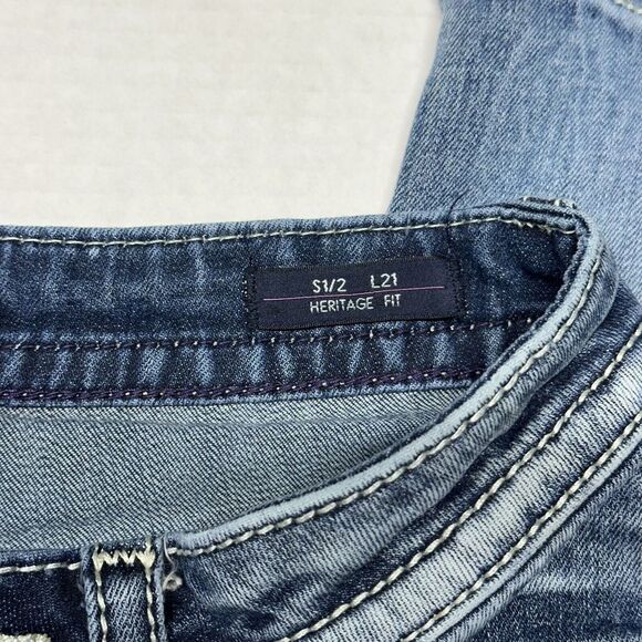 Vigoss The New York Capri Blue Jeans Womens Size S 1/2 L21 - Picture 4 of 9